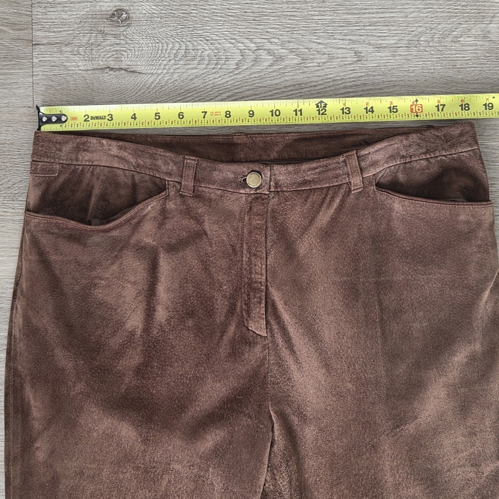 Lauren Ralph Lauren Women's Pants 100% Leather, Size 16, Vtg. - Picture 9 of 12